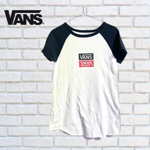 Tシャツ 半袖 プリント 半袖Tシャツ クルーネック ホワイト カットソー VANS バンズ メンズ S