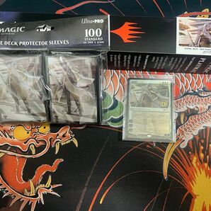 MTG 放浪皇　PWCS 優勝 foil プレイマット　スリーブ　３点セット