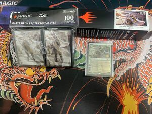 MTG 放浪皇　PWCS 優勝 foil プレイマット　スリーブ　３点セット