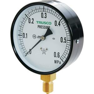 TRUSCO(トラスコ) JIS汎用圧力計A型100φ 圧力レンジ0.0~0.60MPa TPG100-0.6