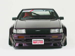 アオシマ1/24 TRD AE86 カローラレビン N2 仕様