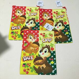  chip & Dale * pouch three sheets pieces set *...* unused * new goods *E