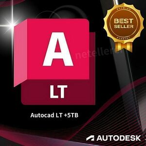 『5TBの特典付』 正規 Autodesk Autocad LT 2022/2023/2024/2025 Win ＆ Mac 全バージョン認証可 ３台同時利用可 アップデート可　