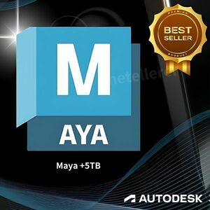 『5TBの特典付』 正規 Autodesk Maya 2022/2023/2024/2025 Win ＆ Mac ＆ Linux 全バージョン認証可 ３台同時利用可 アップデート可　