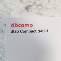 （Pa-420）docomo dtab compact d02H タブレット 初期化済_画像7