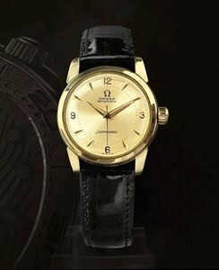 [ genuine article ] Omega Seamaster * popular! Gold face * men's wristwatch [ new goods finishing * self-winding watch. name machine cal.470 installing ]