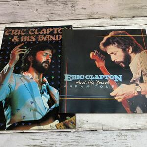 [ long-term keeping goods ] Eric *klap ton Tour pamphlet 2 pcs. summarize Japan Tour 1979 year 1981 year ERIC CLAPTON western-style music 