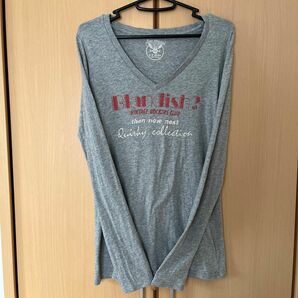 お値下げしました！　moussy マウジー　ロンT バックプリント　ヴィンテージ風　ロングTシャツ 長袖Tシャツ