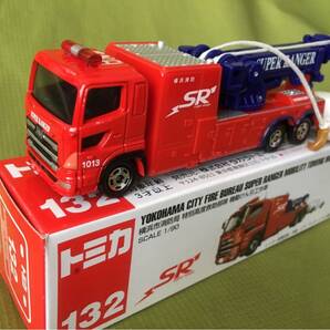 ロングタイプトミカ 132◆横浜市消防局 特別高度救助部隊 機動けん引工作車