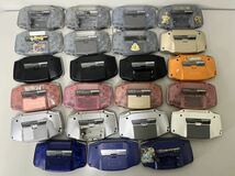 F680 Nintendo 任天堂 GBA ゲームボーイアドバンス 本体 AGB-001 まとめて23台 大量セット ジャンク_画像6