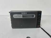 ■SONY SRF-M100 FM/AMラジオ ソニー ポータブルラジオ FM-AM STEREO PLL SYNTHESIZER _画像1