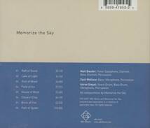 Memorize The Sky - Matt Bauder, Zach Wallace, Aaron Siegel ; 482 Music 482-1053_画像2