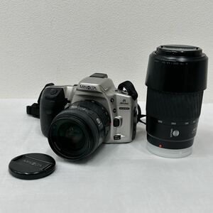 ◇【動作未確認】MINOLTA ミノルタ フィルム一眼レフカメラ ボディ α-303si ミノルタ レンズ2点 セット バッテリー無し 保管品◇