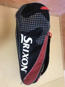 SW特価☆お買得☆SRIXON（スリクソン）テニスラケットバッグ☆ブラック＆レッド☆リュック＆手提げバッグ仕様☆６本収納可☆中古☆匿名発送