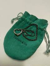 ★TIFFANY＆Co ティファニー オープンハートネックレス シルバー925★_画像1