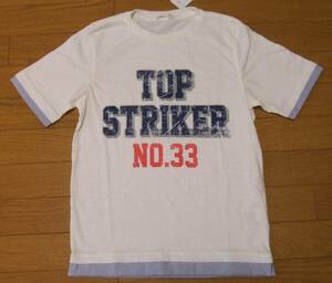 ★新品　TOP STRIKER　NO.33　レイヤード　半袖Ｔシャツ　150cm