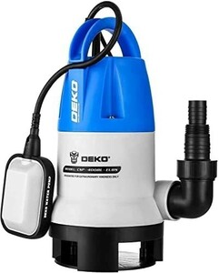 ■送料無料■DEKO 水中ポンプ 400W 底部入水式 排水ポンプ 最大吐出量 7500L/H 最大揚程5M 汚水 清水用ポンプ