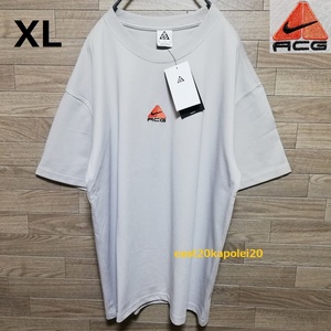 XL size 新品 NIKE ACG NRG LBR LUNGS ナイキ エーシージー ロゴ 刺繍 メンズ ウェア トップス 半袖 Tシャツ 未使用 アウトドア キャンプ