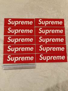 Supreme Box Logo ノベルティー ステッカー 10枚　シュプリーム ボックスロゴ