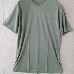 6601　★★　TEA DROP シルクインナーTシャツ　ブルーグレー　サイズL 未使用品