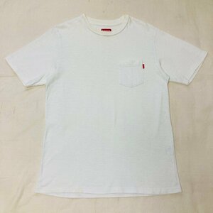 Supreme　ポケット付　Tシャツ　ホワイト/白　M　RN 101837