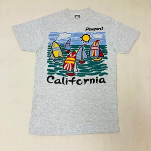 anvil　COTTON DELUXE　USA製　California　Newport　Tシャツ　グレー　S