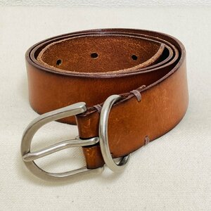 Vacchetta Leather From Italy　本革 レザー ベルト　ブラウン/茶系