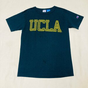 Champion　UCLA　T1011　USA製　ロゴ プリント　Tシャツ　ブラック/黒　SMALL