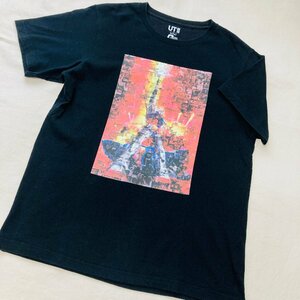 機動戦士ガンダム　GUNDAM 40th　ラストシューティング プリント Tシャツ　ブラック/黒　L