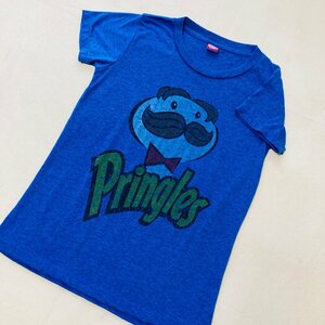 WINNER 0635　Pringles　プリント Tシャツ　ブルー/青　タイ製
