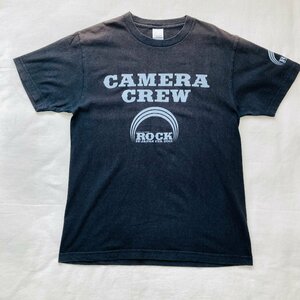 ROCK IN JAPAN FES.2012　CAMERA CREW　プリント　Tシャツ　ブラック/黒　M
