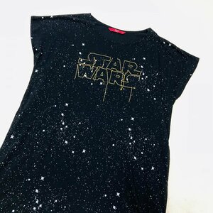 graniph　STAR WARS　総柄　Tシャツ　ブラック/黒　Lady F