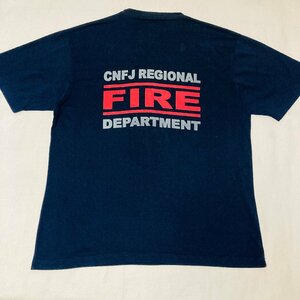 BURTON　FIRE　CNFJ REGIONAL DEPARTMENT　プリント Tシャツ　ブラック/黒　M