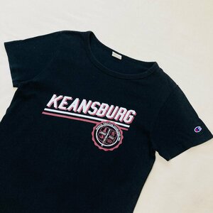 Champion　KEANSBURG　ロゴ プリント Tシャツ　ブラック/黒　MEDIUM　CWSK307R