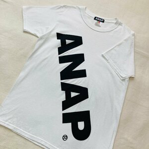 FRUIT OF THE LOOM　ANAP　ロゴ　プリント Tシャツ　ホワイト/白　F　STYLE NO. 793-5501