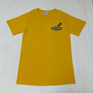 NORTH SHORE　LONGBOARD　CO.　COLOR WASH TEES　ロゴ デザイン　プリント　Tシャツ　イエロー系　S