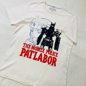 THE MOBILE POLICE　PATLABOR　パトレイバー　YUUKI MASAMI　プリント Tシャツ　アイボリー系　M