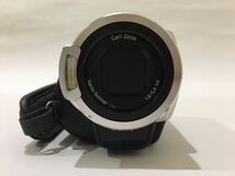 概ね美品　SONY　ソニー　Handycam　ハンディカム　ビデオカメラ　DCR-SR300　シルバー　銀　箱　付属品有　d1d1dd3_画像4