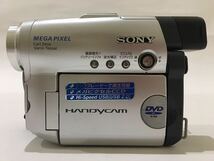 美品　SONY　ソニー　Handycam　ハンディカム　ビデオカメラ　DCR-DVD201　シルバー　銀　d10d10dd30_画像2