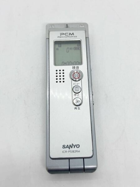 概ね美品 SANYO サンヨー ボイスレコーダー ICR-PS182RM ICレコーダー c17d57cy51