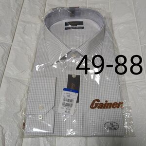 【新品/未使用】Gainer ゲイナー 形態安定 長袖シャツ　49-88