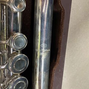 MIYAZAWA ミヤザワ Flute フルート MS-70 A442 ケース付き 変色あり 動作未確認の画像4