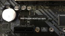 MSI　MAG　B460M　MORTAR　 マイクロATXマザーボード CPUソケット：LGA1200 ジャンク品 付属品取説・CD・WIFIアンテナ_画像3