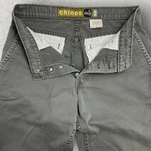 【希少】 90s Levi's silverTab chinos リーバイス シルバータブ カナダ製 チノパン チノスラックス ビンテージ アメリカ古着 W30 L34_画像3