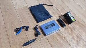 * beautiful goods * rare blue SONY WALKMAN WM-EX811 Sony Walkman cassette Walkman 