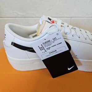 1円～ Nike WMNS Blazer Low Platform White/Black ナイキ ウィメンズ ブレーザー ロー プラットフォーム ホワイト/ブラックの画像5