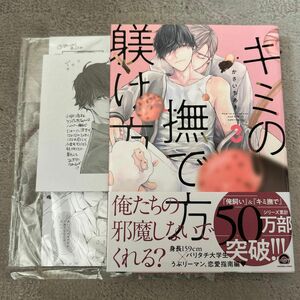 BLコミック キミの撫で方躾け方 3巻 かさいちあき アニメイト有償特典小冊子付き