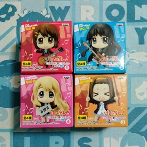  K-On!....... this comb ..*....vol.1 Hirasawa Yui Akiyama Mio Kotobuki Tsumugi Tainaka Ritsu uniform all 4 kind set unopened new goods not for sale figure 