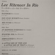 ★★LEE RITENOUR RIO リーリトナー 1979年リオライブ収録!!★ 国内盤 帯付 ★アナログ盤★499np_画像6