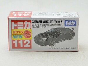 112-7 スバル　WRX　STI　Type S （初回特別仕様）　 絶版トミカ ※商品説明欄必読 　